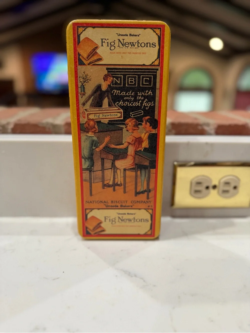 Vintage Nabisco Fig Newtons Decorative Metal Tin
